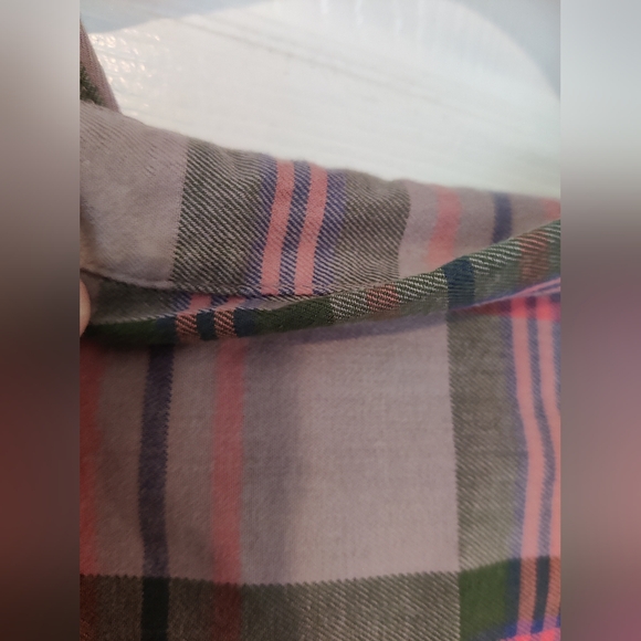 New with Tags Women's XL Lee Multicolor Plaid Shirt Country Cotton - Picture 8 of 9